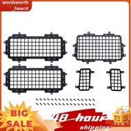 For MN D90 MN98 MN99S Steel Rear and Side Metal Stereoscopic Window Mesh Protective Net 1/12 RC Car 