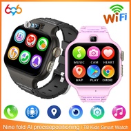 696 4G LTE Kids Smart Watch Video Call GPS WIFI LBS Positioning Waterproof SOS Heart Rate Health Watches APP Download Children Smartwatch ALDT8