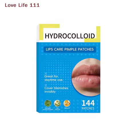 New 144pcs Mouth Blister Patch Cold Sore Lip Blister Patch Cold Sore Healing Hydrocolloid Lip Care S