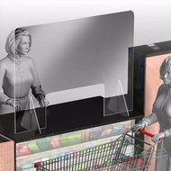 Arcylic Sneeze Guard, Crystal Shield Guard 30cm x 30cm/ 60cm x 60cm / 60cm x 90cm