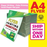 Flyer Printing A4 100gsm simili paper