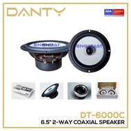 DANTY DT-6000C | 6.5" 2-Way Coaxial Speaker 120W | Original DANTY Speaker Car Audio Speaker 6.5 Inch