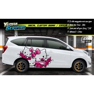 HELLO KITTY VARIATION STICKERS FOR SIGRA, BRIO, JAZZ, ETC. CARS