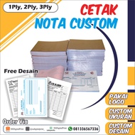 Cetak Nota 2 ply 1 Rim (Nota NCR Rangkap 2) KHUSUS