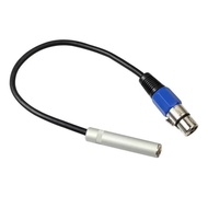 Kabel Audio Jack XLR Female Canon To Akai Female 6.5mm Kabel Sambungan Mic 30cm