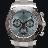 勞力士 Daytona Cosmograph 冰藍色錶盤 PT AT 116506 男士手錶