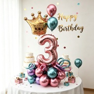 Party Needs Birthday Decorations Balloon Stand For Debut Adult 30 40th Anniversary Backdrop Decors