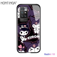 Hontinga เคสสำหรับ Xiaomi Redmi 12 12C 10 5G 10A 10C 11A 5 Plus 6 Pro 6A 7 7A 8 8A 9 9A 9C 9T A1 A2 A2 + K20 Pro K30 Pro K60 Ultra 5G น่ารัก kuromi เคสหลังเคสโทรศัพท์แบบแข็ง