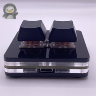2 Button Programmable Keyboard USB Keyboard Diy One Handed Hot Key Switch Keyboard Mini Mechanical K