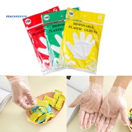 PEK-500Pcs Disposable Food Grade PE Kitchen Restaurant Dishwashing Protective Gloves