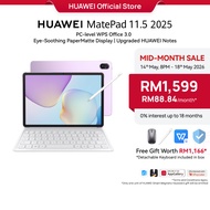 HUAWEI MatePad 11.5 Tablet 8+256GB* | PC-level WPS Office 3.0 l Eye Soothing PaperMatte Display* l U