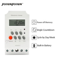 KG316T-II ตัวตั้งเวลาอิเล็กทรอนิกส์ AC 220V 25A ราง Din สวิตช์ตั้งเวลาอิเล็กทรอนิกส์แบบตั้งโปรแกรมได