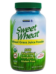 [USA]_Brightcore Nutrition Sweet Wheat - Organic Wheat Grass Juice Powder, 90 Grams