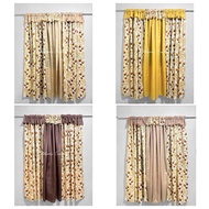 3in1 Smack Sheering Overlap Dandan Printed Curtain (60x72 inches per panel | 180x72 inches total)
