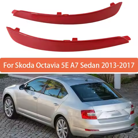 Rear Bumper Reflector Light For Skoda Octavia 5E A7 Sedan 2013 2014 2015 2016 2017 Car-Styling 5E594