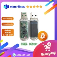USB Bitcoin Solo Mining Lottery Miner 55 Kh/s With Screen