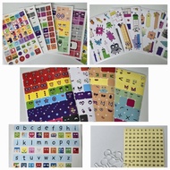 Number Blocks Stickers