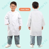 Kids Doctor Costume - Pretend Play White Coat Lab Coat Uniform Cosplay Kids Stethoscope Toys Baju Do