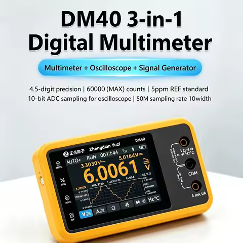 ALIENTEK DM40 Digital Multimeter Oscilloscope Signal Generator 3 in 1 50M Sample rate Voltage Diode 