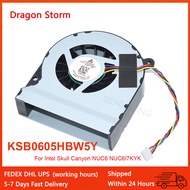New For Intel Skull Canyon NUC6I7KYK NUC6 I3 I5 I7 CPU Cooling Fan KSB0605HB KSB0605HBW5Y 1323-00U90