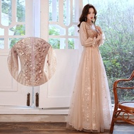 Mystery Store Elegant Evening Dress Champagne Dress Bridesmaid Dress Pretty Host Banquet Evening Dre
