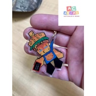 Keychain 007n7 Forsaken Inspired Acrylic keychain Cute cartoon game Character pendant