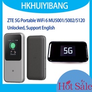 ZTE Pocket 6 Max U50 Pro MU5001 MU5002 MU5120 Dual Band 10000mAh 5G 4G Hotspot Sim Card LTE Cat22 Mo