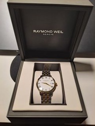 蕾蒙威 托卡塔系列 男士經典雙色 白色錶盤 石英腕錶/RAYMOND WEIL Toccata