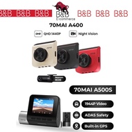 70mai A400 A500s Dashcam Pro Plus+ Built-in GPS Car Recorder 1944P Dual Record Night Vision ADAS Par