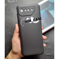 Rog phone 7 phone 7 pro phone 8 Macaron Square Black Soft Case Plain Black