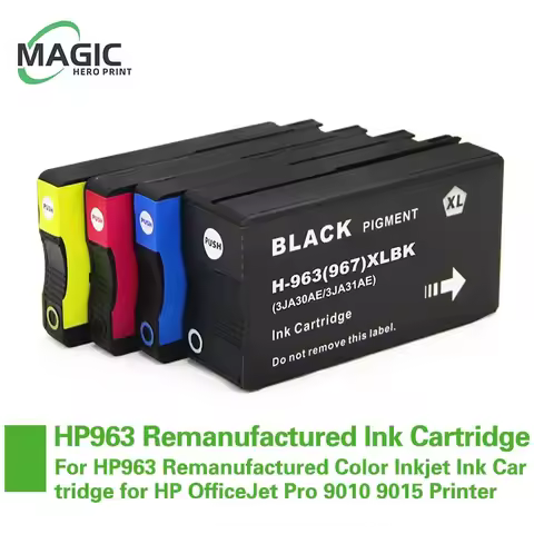 HP963 for HP 963XL 967XL 963 967 XL For HP963 Remanufactured Color Inkjet Ink Cartridge for HP Offic