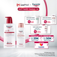 Bộ đôi sữa tắm pH5 400ml & Sữa dưỡng thể sáng da Eucerin Spotless Brightening Body Lotion 250ml