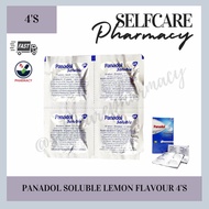 PANADOL SOLUBLE LEMON FLAVOUR 4'S (1 STRIP)