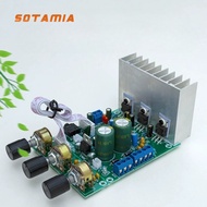 SOTAMIA TDA2050 TDA2030 Subwoofer Amplifier 30W+15Wx2 2.1 Channel Class AB Amplificador Speaker Soun