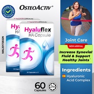 Hyaluflex HA Capsule 2x30'S Collagen plus Hyaluronic Acid for Joint Pain, Sakit Sendi , Osteoprotect