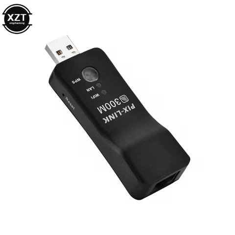 Universal Wireless USB 300Mbps Smart TV Wifi Repeater Adapter TV Sticks RJ45 Ethernet Network Repeat