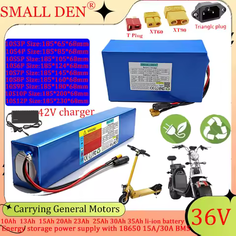 36V 10AH 13AH 15AH 20AH 23AH 25AH 30Ah 35Ah 40Ah Electric Scooter Lithium Battery Swimming Boat with