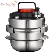 Stainless Steel Pot Camping Pot Portable Pressure Cooker Household Mini Pressure Cooker 5-Minute Quick Cooking Pot