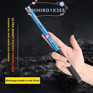 CHIHIRO1X3EE Fishing Rod Full Kits, Telescopic Spincast Fishing Reel Fishing Rod Set, Children Carbo