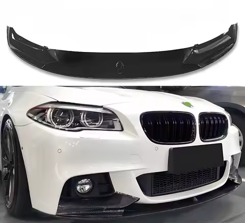 FOR BMW 5 SERIES F10 F11 2011-2016 FRONT SPLITTER LIP DIFFUSER SPORT PERFORMANCE GLOSS