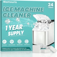 Ice Machine Cleaner Maker Descaler, 24 Pack Cleaner Tablets | Countertop Nugget Ice Maker Cleaner Ta