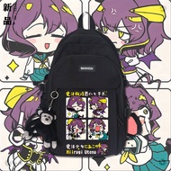 ZSBHT กระเป๋าเป้สะพายหลัง Hiiragi Utena สำหรับเด็กหญิงวิเศษกระเป๋านักเรียนวัยรุ่นกระเป๋าแล็ปท็อปกระเ