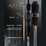 IROLY ASTRO SPINNING & BC SOLID CARBON ZIRCONITE RING GUIDE ROD