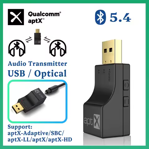 SW03 Pro Bluetooth 5.4 aptX Wireless Audio Transmitter HIFI USB Optical Support aptX-Adaptive/aptX-H