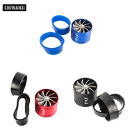 [CHiWANJi] 64.5mm x 50mm Air Intake Turbo Charger Fuel Supercharger Saver Fan Aluminum
