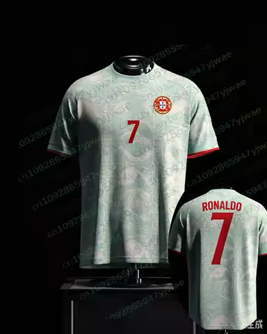 2026 Portugal No.7 Fan Edition Soccer Jersey Lightweight Breathable Sportswear Top Training Tee Summ