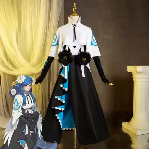 Guilty Gear Strive GUILTY GEAR STRIVE Queen Dizzy Blue Cosplay Costume Wig Halloween