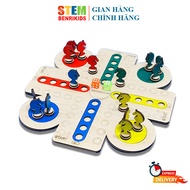 Seahorse Chess Set - Safe Wooden Chess Set, Family Toy