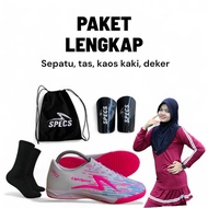 Specs Lightspeed Reborn White Pink Adult Futsal Shoes, Latest Complete Package Specs Futsal Specs Li