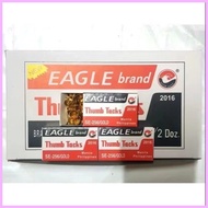 ◼ ▎ ◯ ♞Eagle Brand Thumbtacks 24 dozen per box